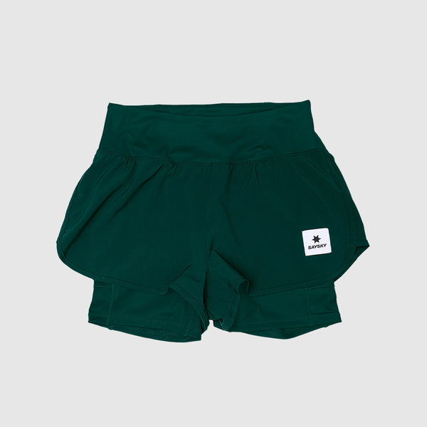 Saysky 2 in 1 Pace Shorts 3'' Grøn 317 OWRSH23C317
