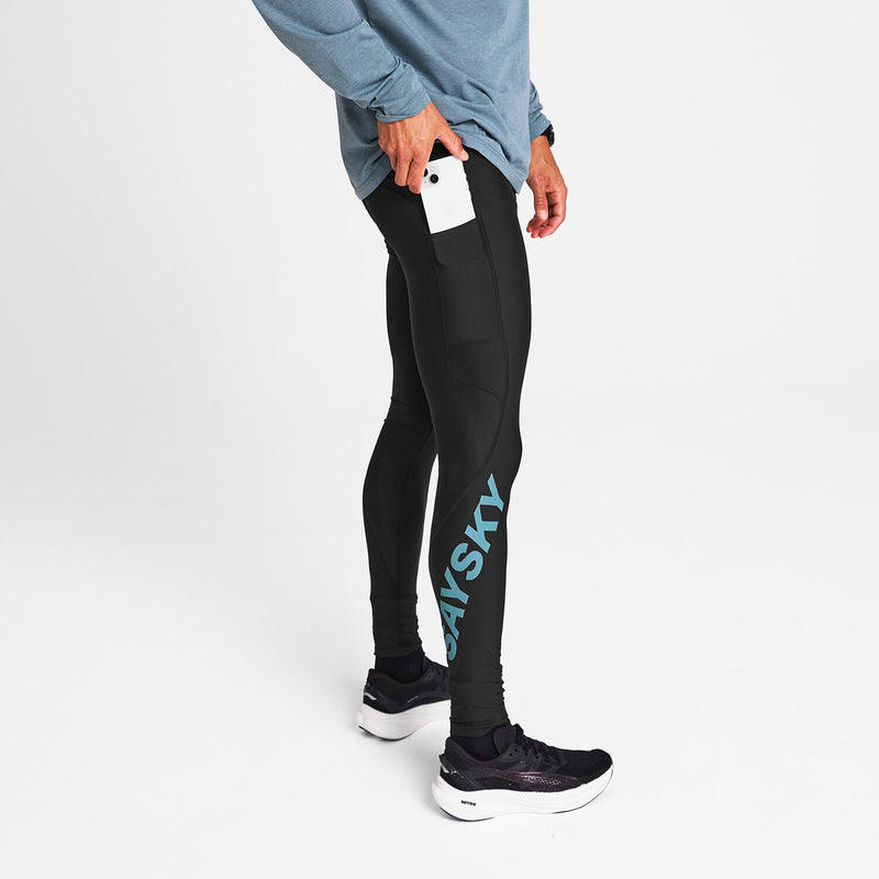 Saysky Logo Motion+ Tights Sort 901 OMRLT51C901