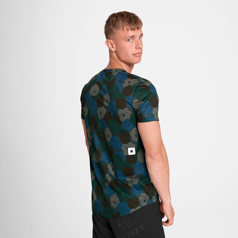 Saysky Flower Combat T-Shirt Blå Flower Camo 1046 OMRSS31C1046
