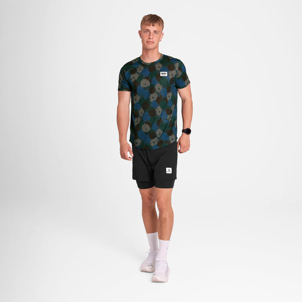 Saysky Flower Combat T-Shirt Blå Flower Camo 1046 OMRSS31C1046