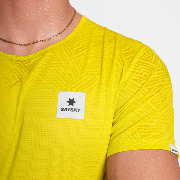 Saysky Reactive Flow T-shirt Gul Reactive Lightning 1052 OMRSS60C1052