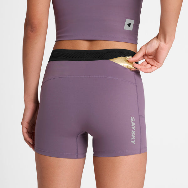 Saysky Flow+ Race Short Tights 4'' Lilla 711 OWRST62C711