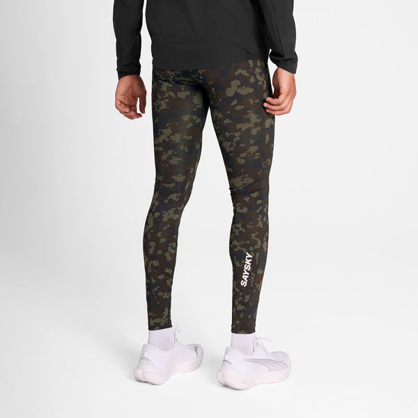 Saysky Camo Combat+ Long Tights Brun Camo 1048 OMRLT20C1048