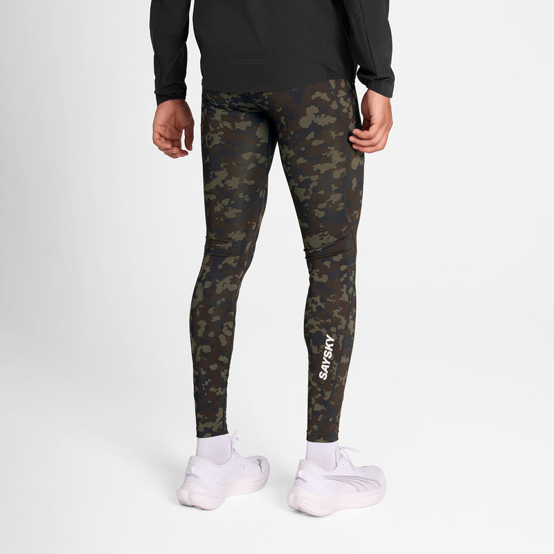 Saysky Camo Combat+ Long Tights Brun Camo 1048 OMRLT20C1048
