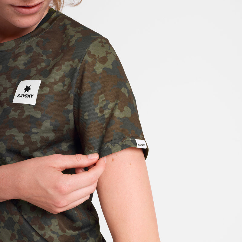Saysky Camo Combat T-Shirt Brun Camo 1048 OWRSS31C1048