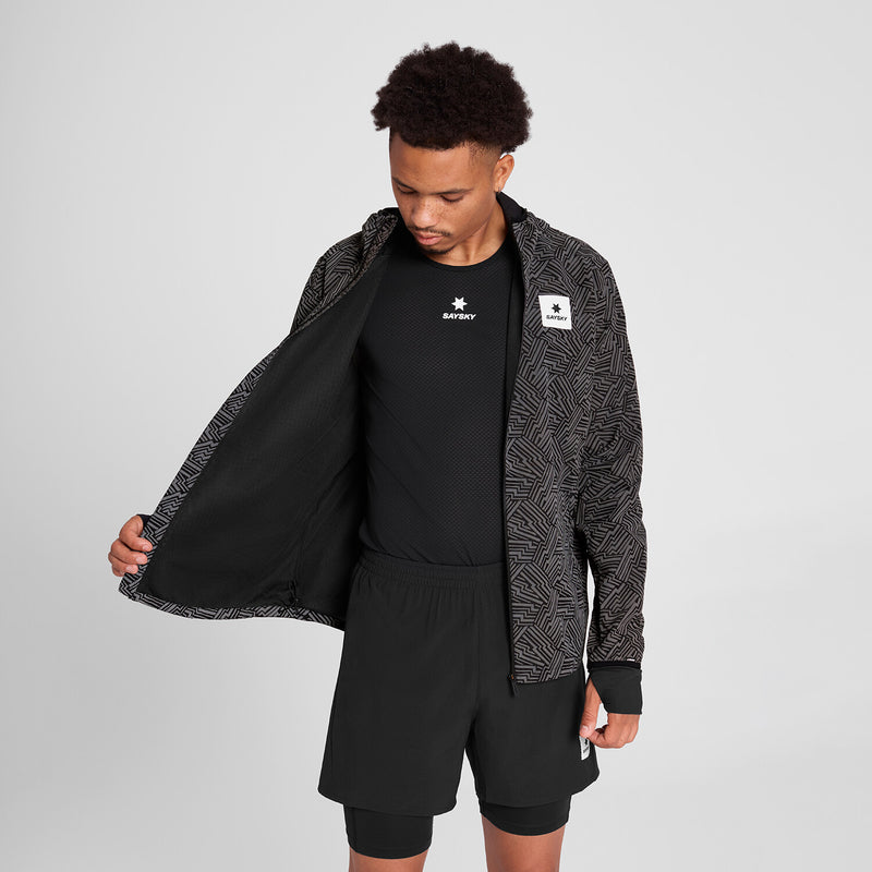 Saysky Reflective Blaze Jacket Sort Reflective Lightning 1050 OMRJA01C1050