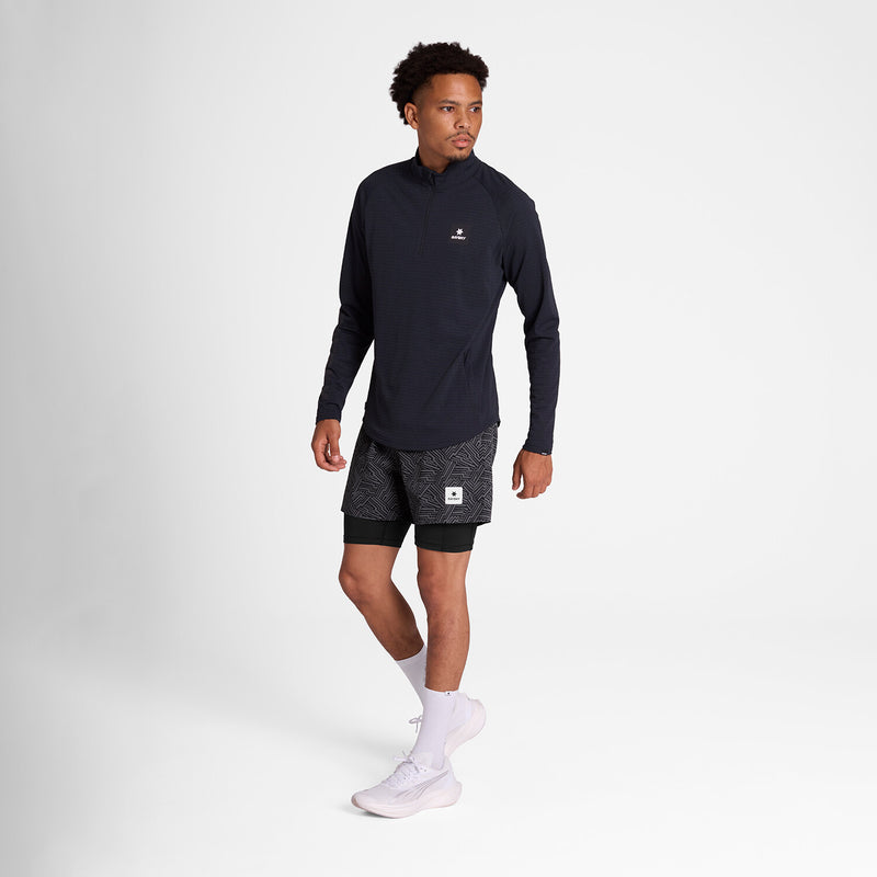 Saysky Reflective Pace 2 in 1 Shorts 5'' Sort Reflective Lightning 1050 OMRSH20C1050