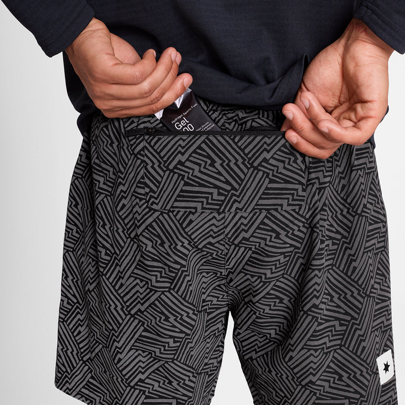 Saysky Reflective Pace 2 in 1 Shorts 5'' Sort Reflective Lightning 1050 OMRSH20C1050