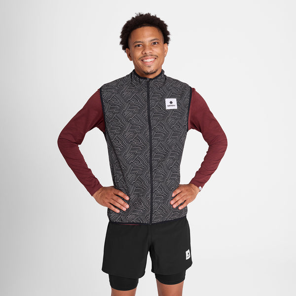 Saysky Reflective Pace Vest Sort Reflective Lightning 1050 OMRVE01C1050