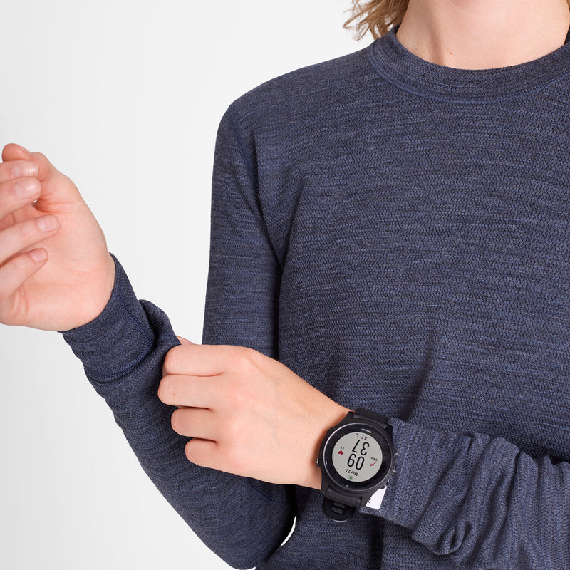 Saysky Merino 195 Blaze Long Sleeve Blå 2016 OMRLS41C2016