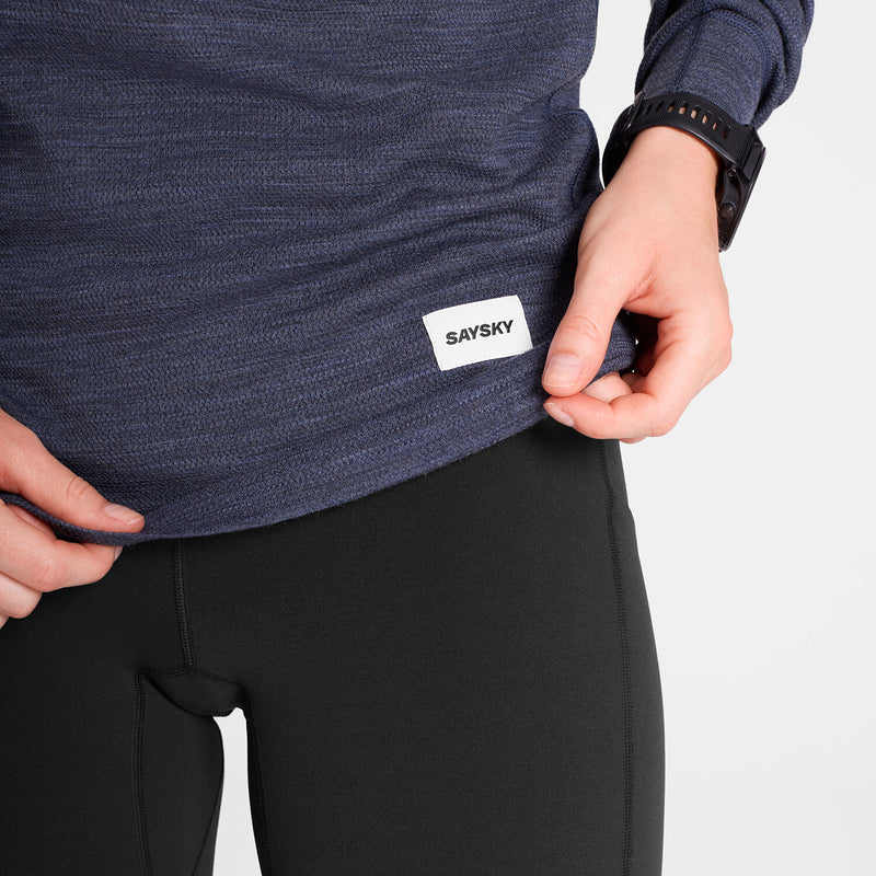 Saysky Merino 195 Blaze Long Sleeve Blå 2016 OMRLS41C2016