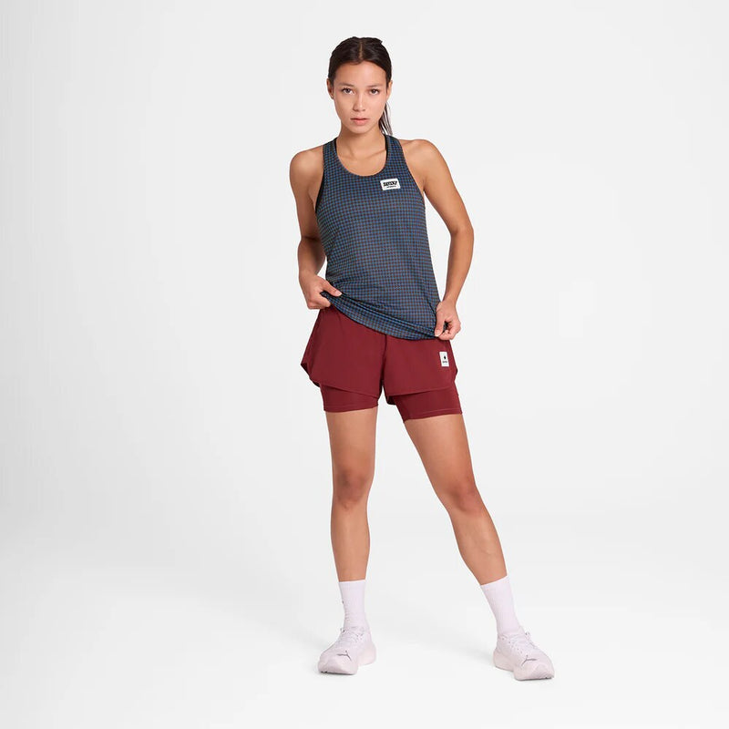 Saysky 2 in 1 Pace Shorts 3'' Rød 509 OWRSH23C509