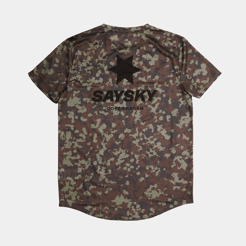 Saysky Camo Combat T-Shirt Brun Camo 1048 OMRSS31C1048