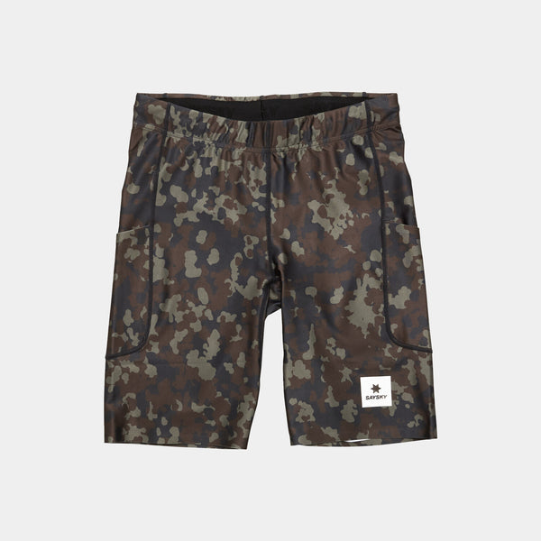 Saysky Camo Combat+ Short Tights 9" Brun Camo 1048 OMRST31C1048