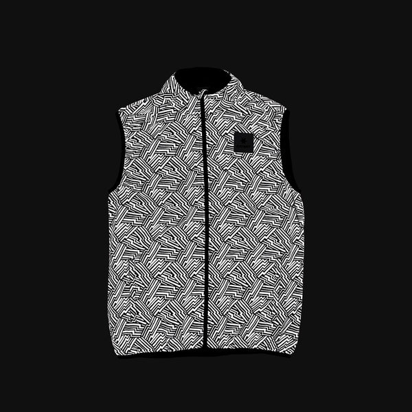 Saysky Reflective Pace Vest Sort Reflective Lightning 1050 OMRVE01C1050