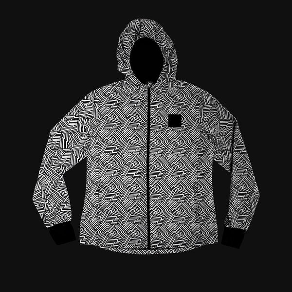 Saysky Reflective Blaze Jacket Sort Reflective Lightning 1050 OWRJA01C1050