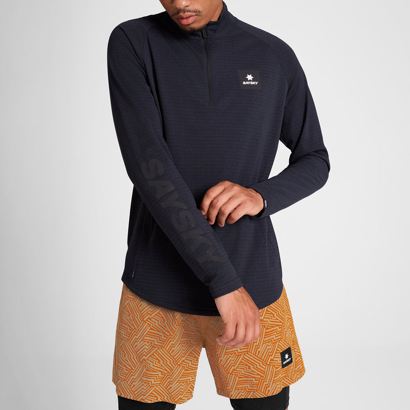 Saysky Blaze Half Zip Light Fleece Sort 9001 KMRFL03C9001