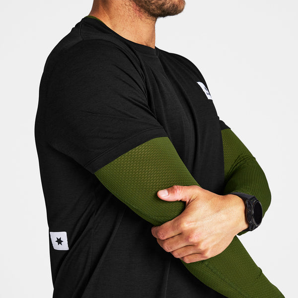 Saysky Mesh Base Layer Long Sleeve Grøn 313 NMRBL32C313