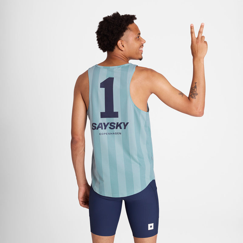 Saysky Combat Singlet Blå Stripes 007 NMRSI31C007