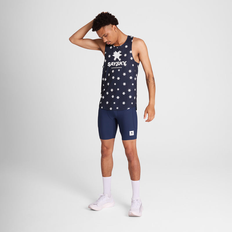 Saysky Star Combat Singlet Blå/Hvid Stars 1028 NMRSI31C1028