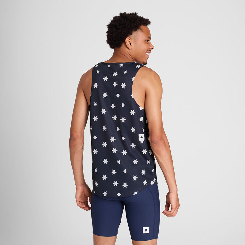 Saysky Star Combat Singlet Blå/Hvid Stars 1028 NMRSI31C1028