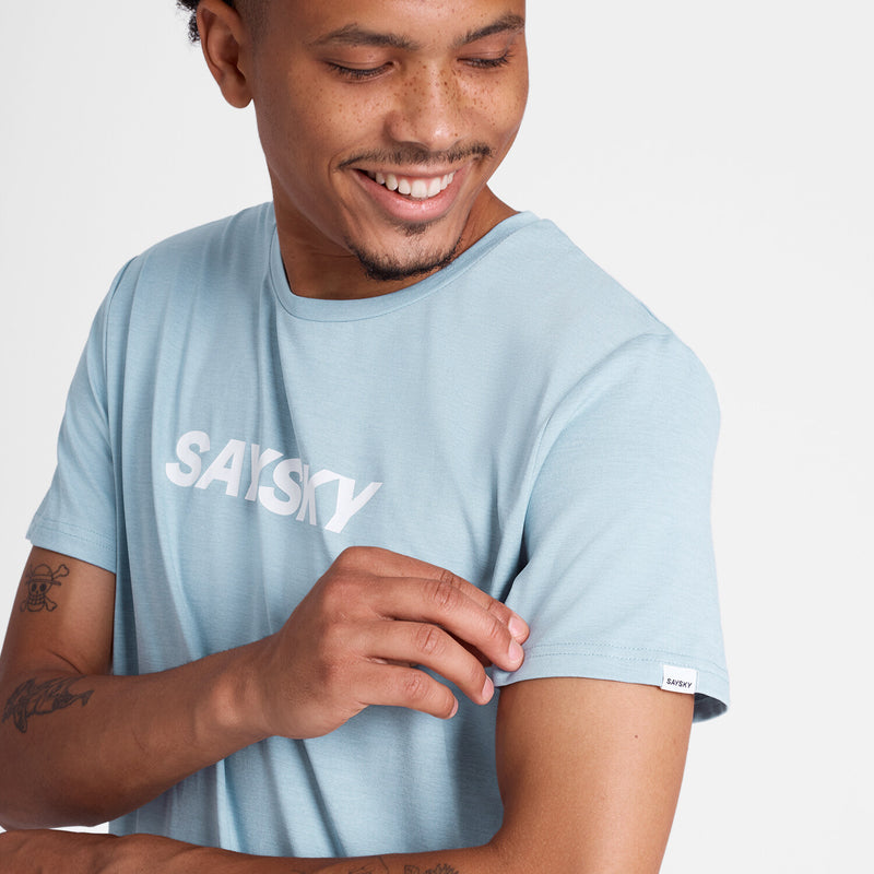 Saysky Logo Pace T-Shirt Blå 2010 NMRSS20C2010