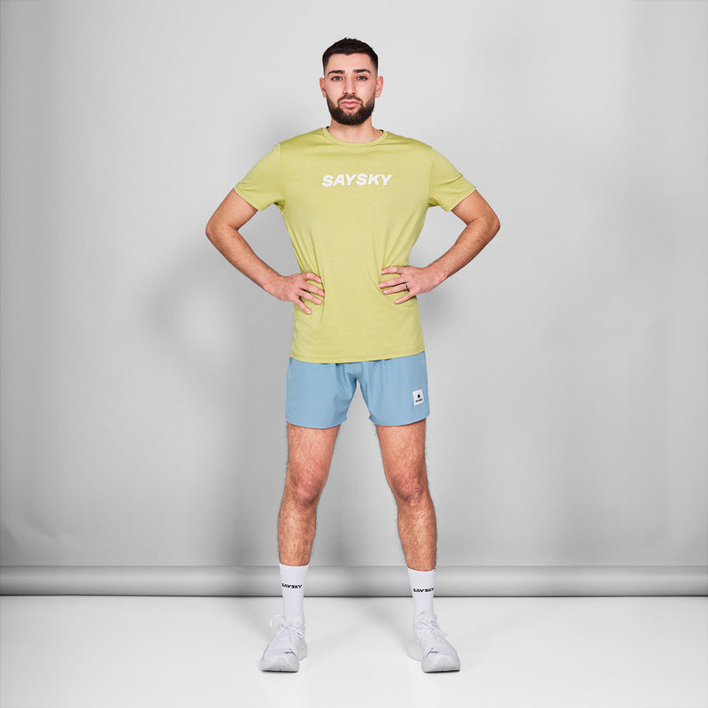 Saysky Logo Pace T-Shirt Grøn 3008 NMRSS20C3008