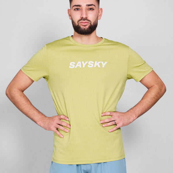 Saysky Logo Pace T-Shirt Grøn 3008 NMRSS20C3008