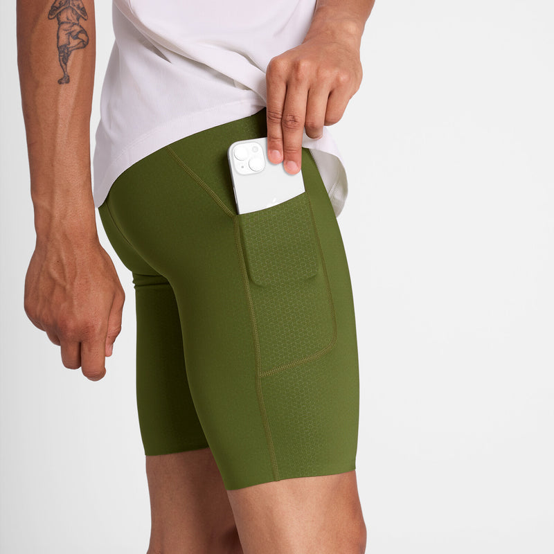 Saysky Combat+ Short Tights 9'' Grøn 313 NMRST31C313