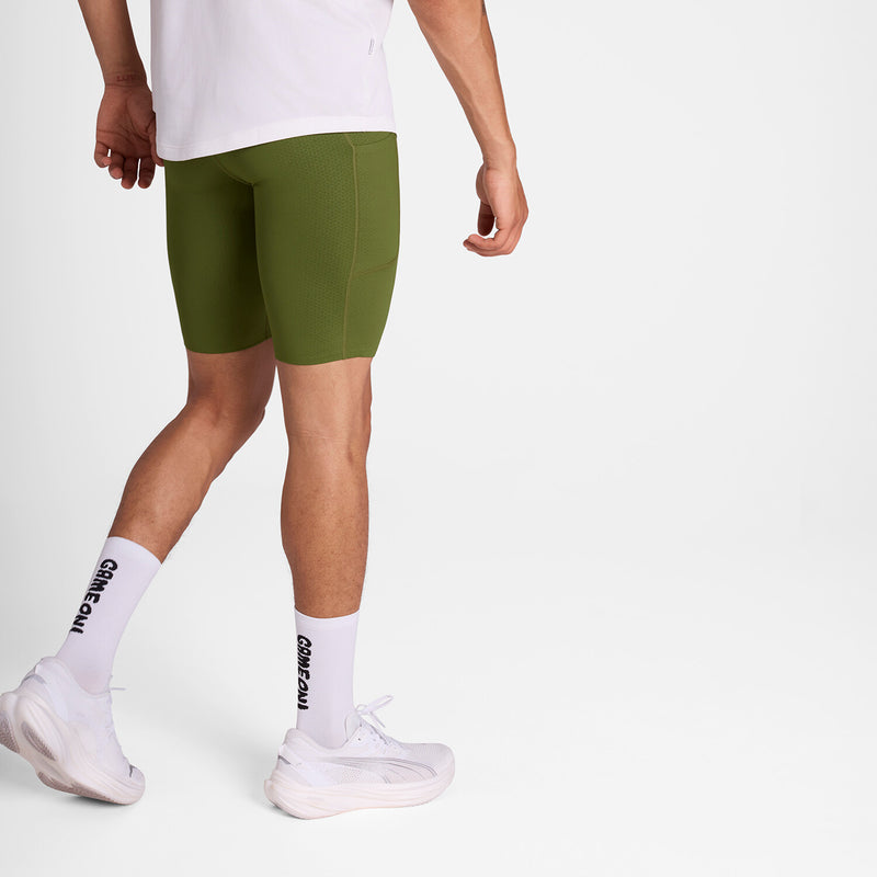 Saysky Combat+ Short Tights 9'' Grøn 313 NMRST31C313