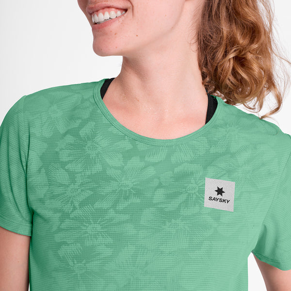 Saysky Reactive Flow T-shirt Grøn Reactive Flower 1038 NWRSS60C1038