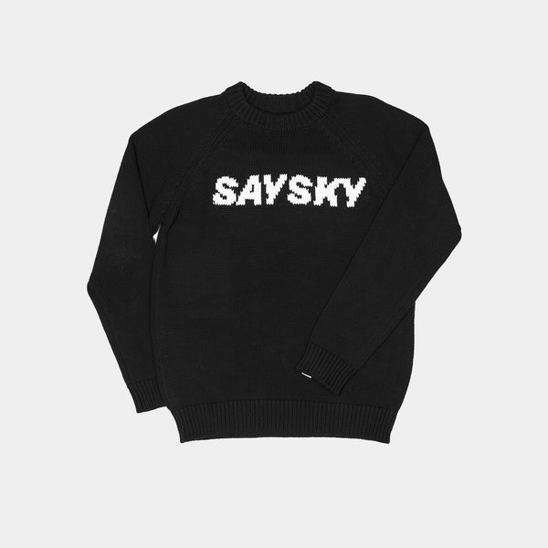Saysky Everyday Heavy Knit Crewneck Sort 901 LMLKW02C901