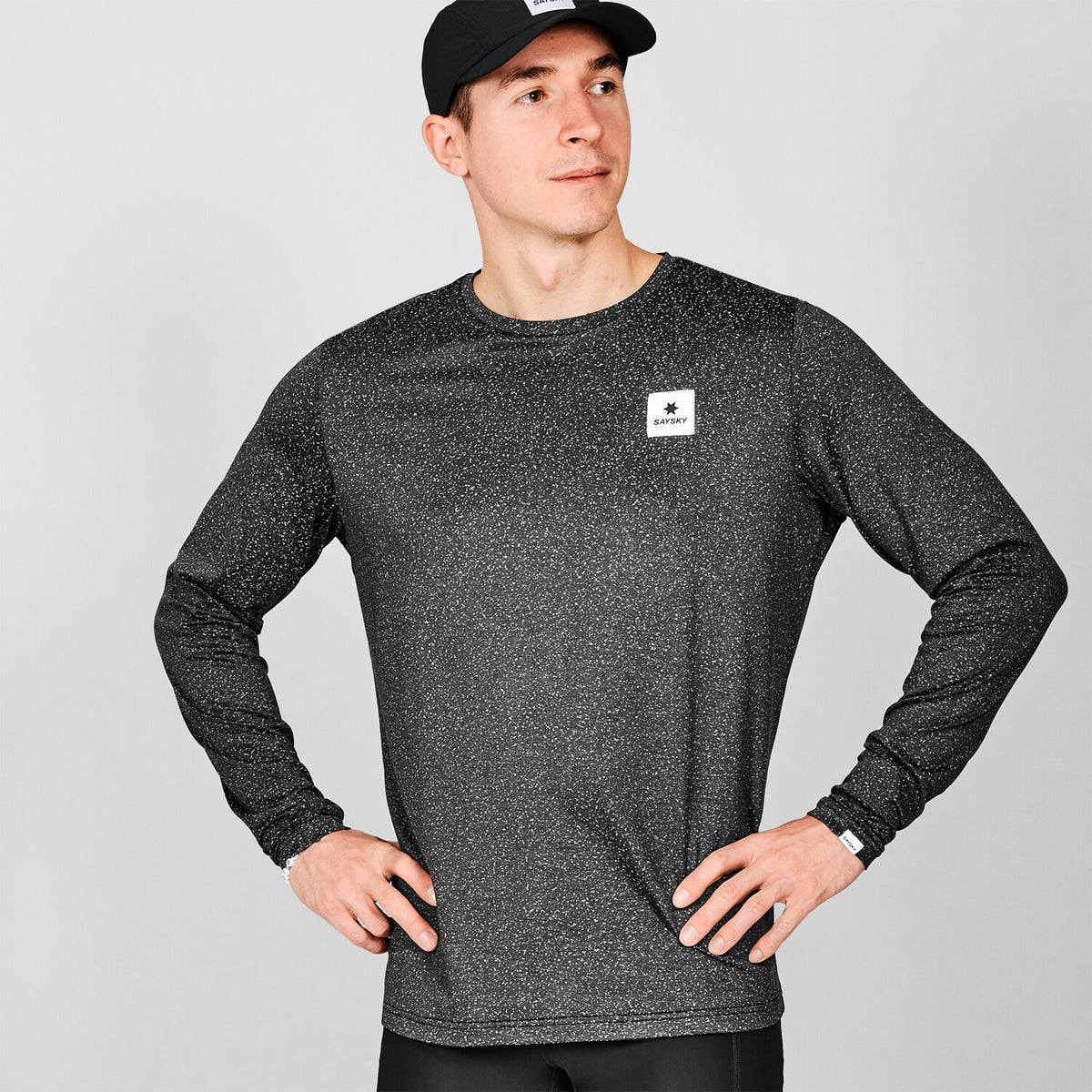 Saysky Reflective Universe Pace Long Sleeve Sort 901 MMRLS20C901