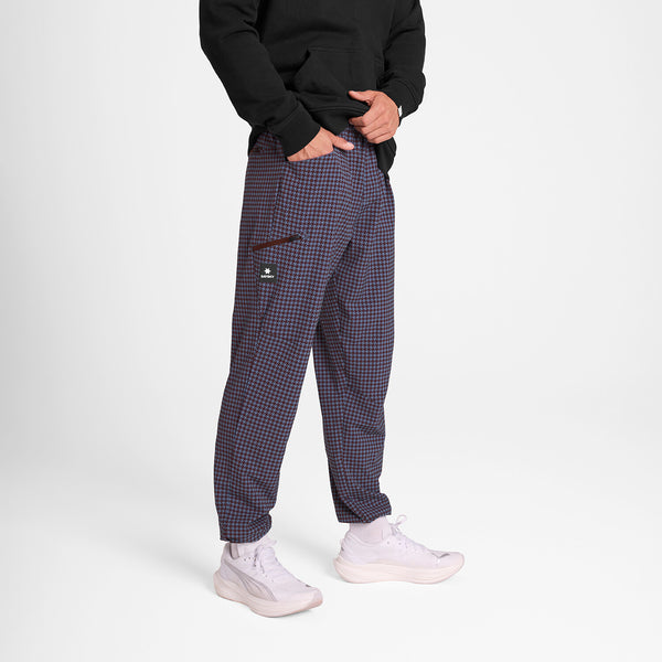 Saysky Motion Pants Blå Houndstooth 1047 OMLPA51C1047