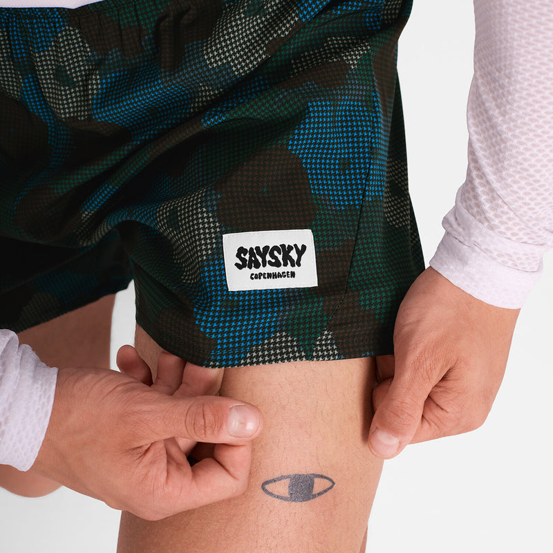 Saysky Flower Pace Shorts 5'' Blå Flower Camo 1046 OMRSH21C1046