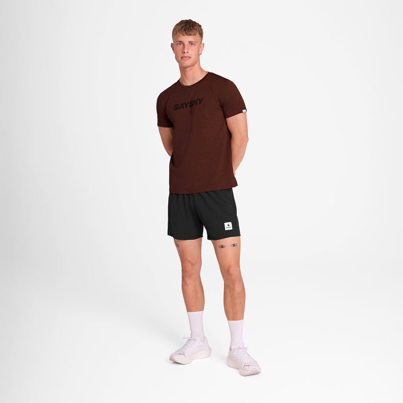 Saysky Logo Pace T-Shirt Rød 5008 OMRSS20C5008