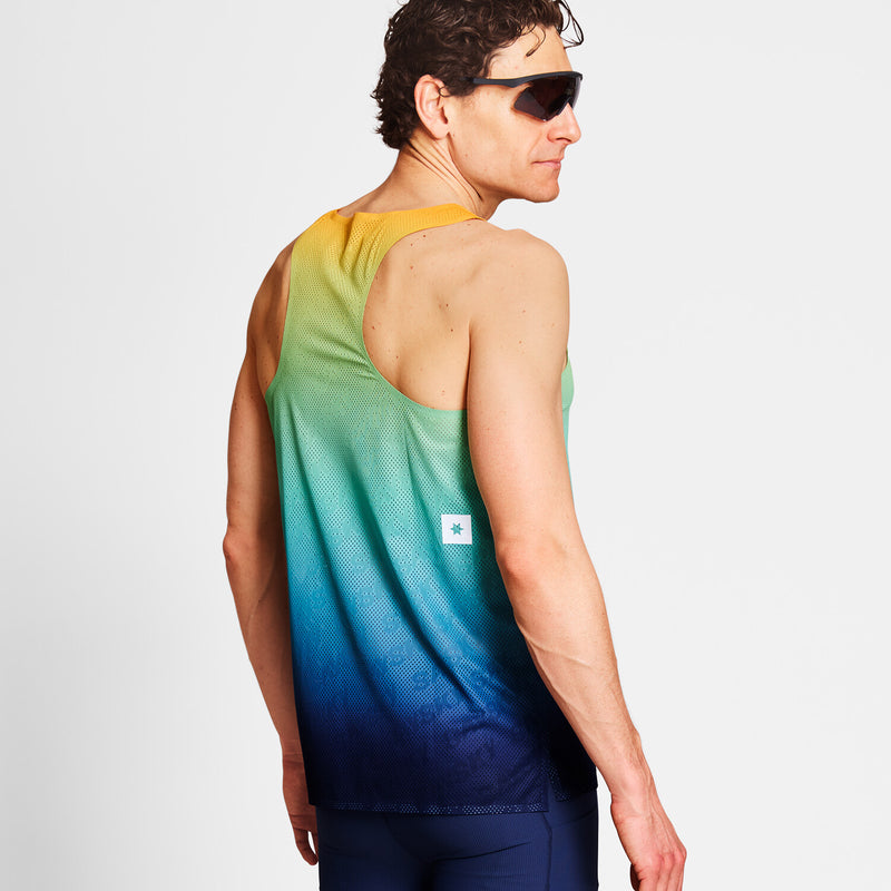 Saysky Drip Dye Flow Air Singlet Blå/Gul/Grøn Drip Dye 1032 NMRSI63C1032