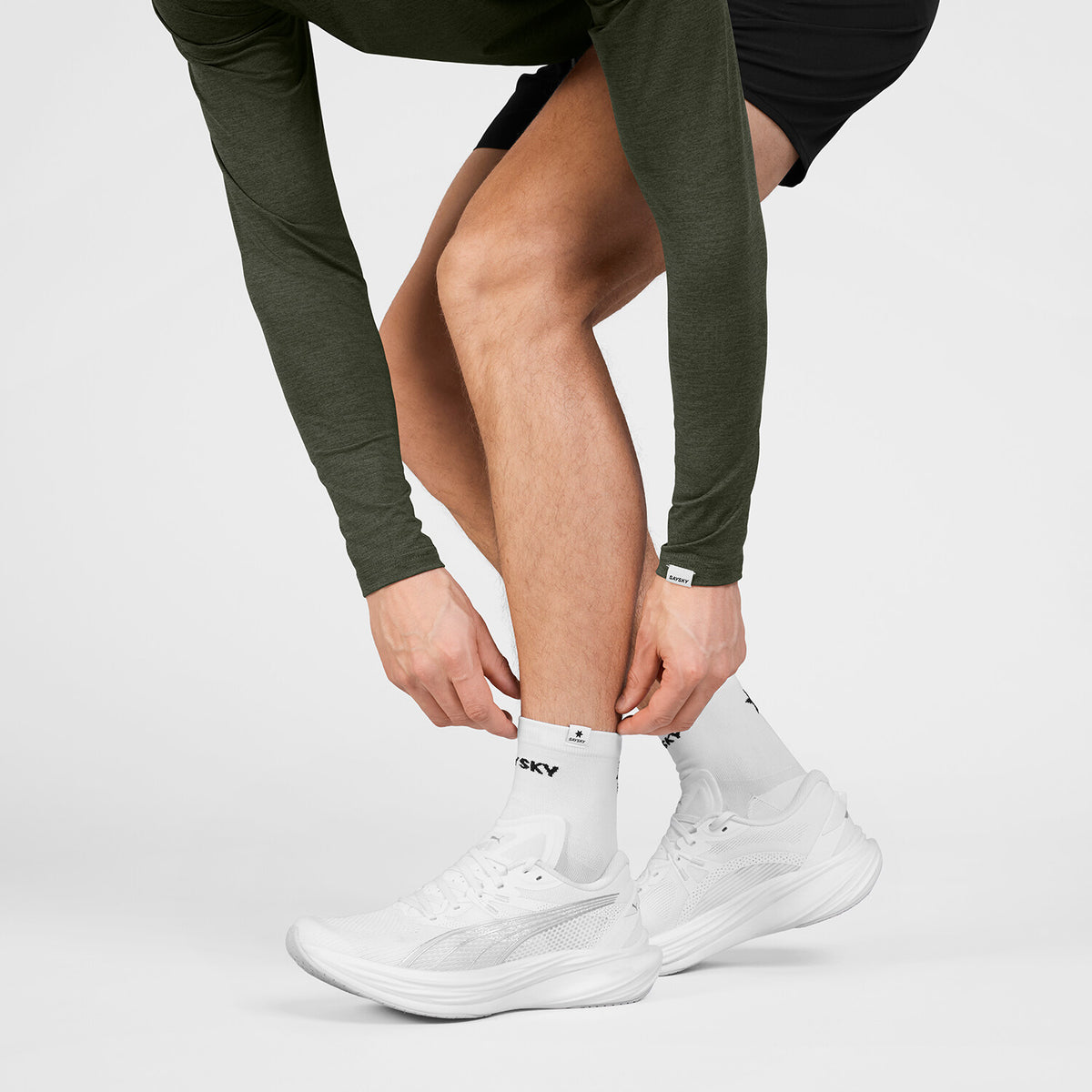 Saysky Combat Quarter Socks Hvid 101 SA80007