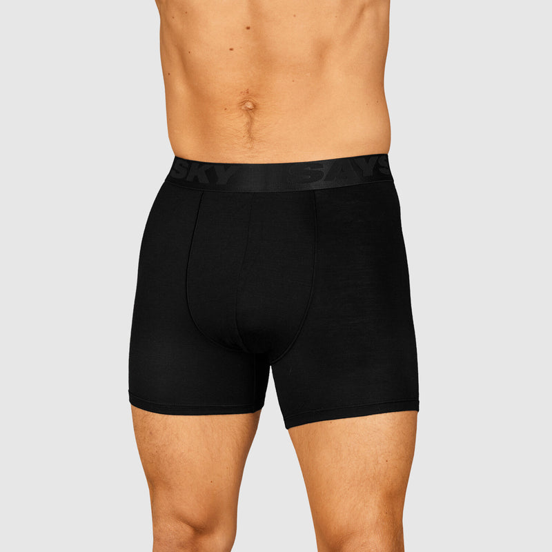 Saysky Merino 180 Boxer Shorts Sort 901 XMABO01
