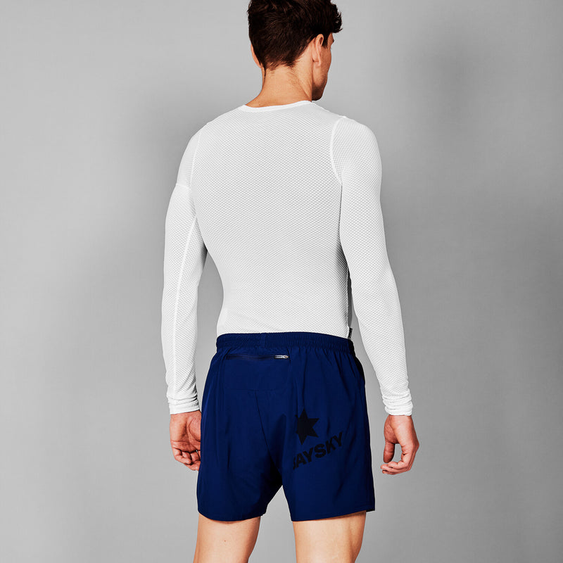 Saysky Mesh Base Layer Long Sleeve Hvid 101 XMRBL32C101