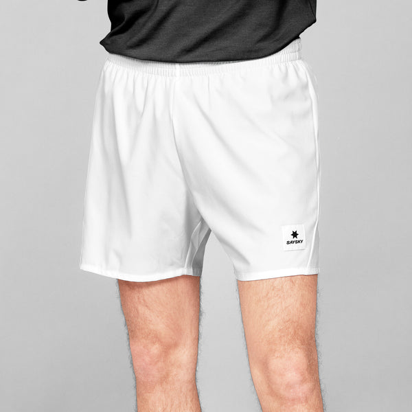 Saysky Pace Shorts 5'' Hvid 101 XMRSH21C101