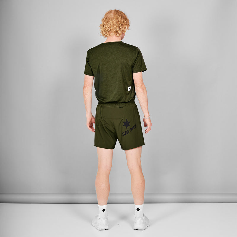 Saysky Pace Shorts 5'' Grøn 301 XMRSH21C301