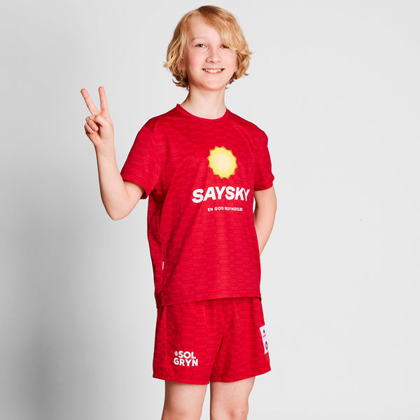 Saysky OTA x Saysky Kids Set Rød AOP 1057 ZMRSH17C1057