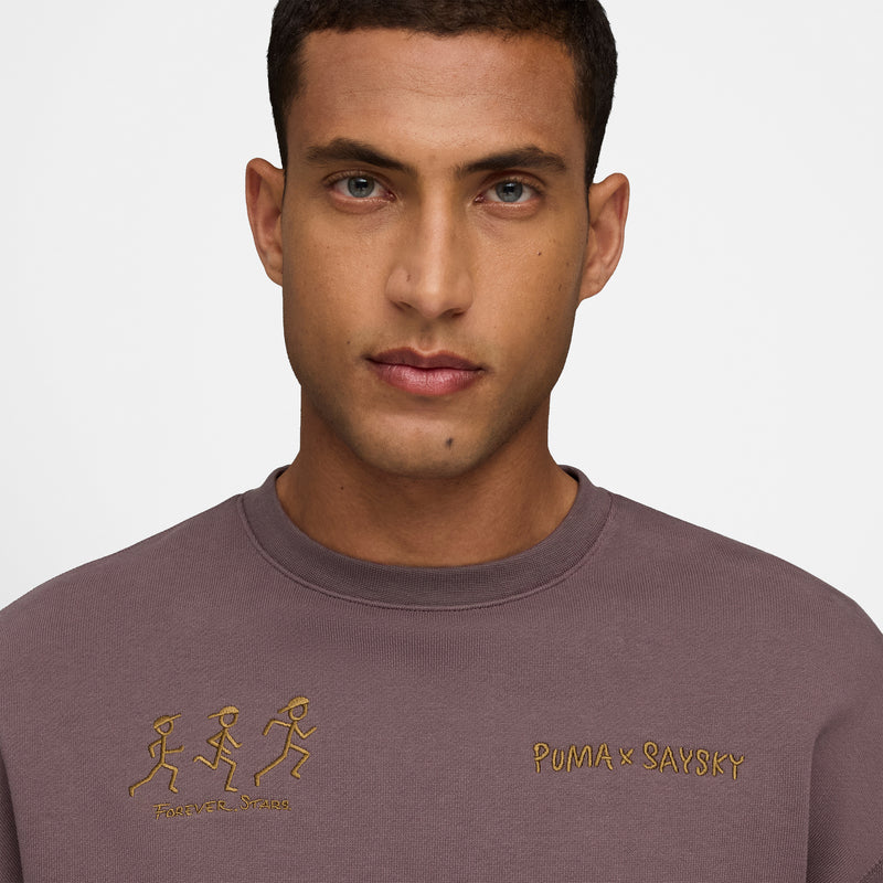 Saysky Puma x Saysky Crew Sweat Lilla 701 527557 88
