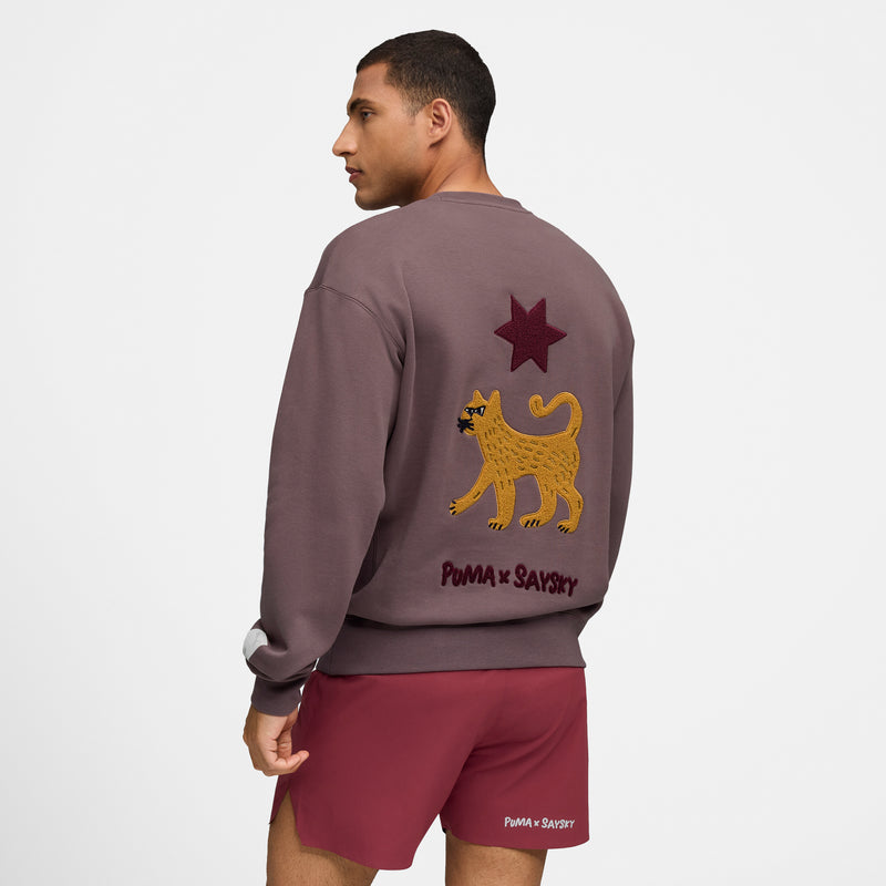 Saysky Puma x Saysky Crew Sweat Lilla 701 527557 88
