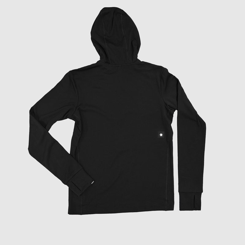 Saysky Combat Half Zip Fleece Hoodie Sort 901 NMRHO30C901
