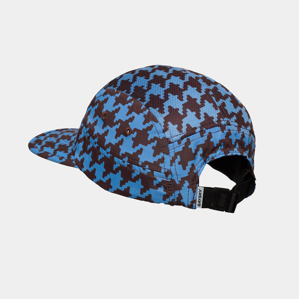 Saysky Combat Cap Blå Houndstooth 1047 OUACA101C1047