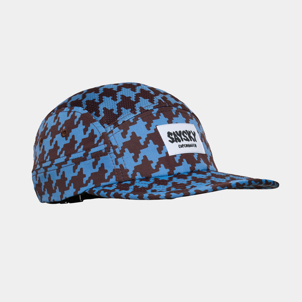 Saysky Combat Cap Blå Houndstooth 1047 OUACA101C1047