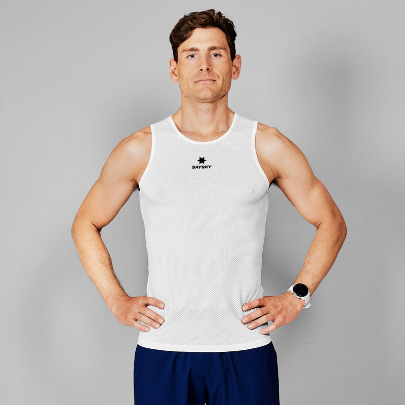 Saysky Mesh Base Layer Singlet Hvid 101 XMRBL31C101