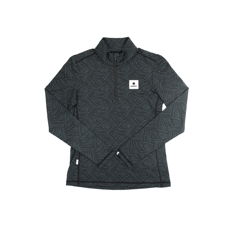 Saysky Reflective Pace 1/2 Zip Long Sleeve Sort Reflective Lightning 1050 OWRLS21C1050
